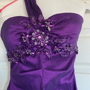Purple mermaid dress
